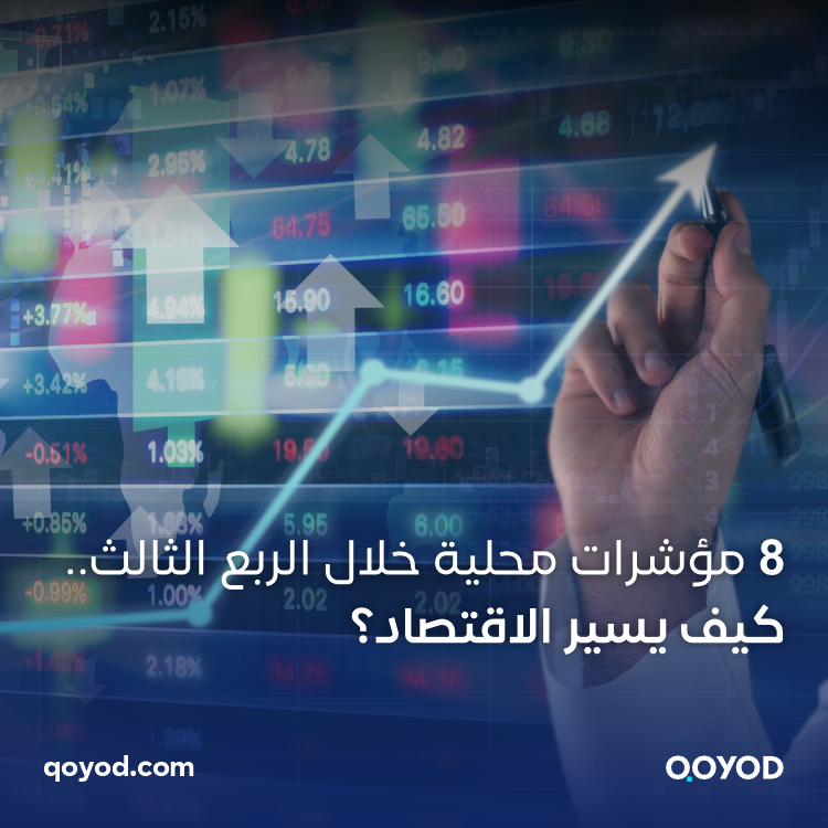 8 مؤشرات من الاقتصاد المحلي خلال الربع الثالث